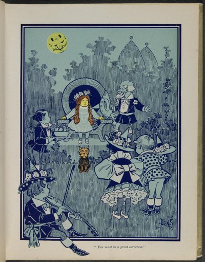 "You must be a great sorceress", illustration from "The Wonderful Wizard of Oz" by Lyman Frank Baum by William Wallace Denslow
