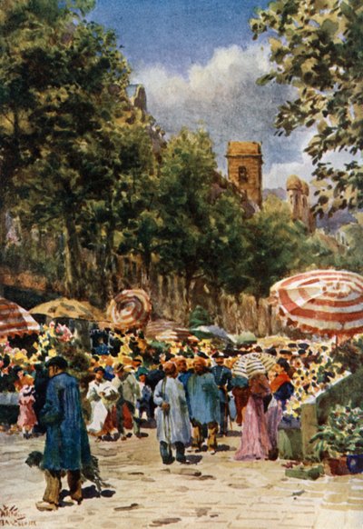 Barcelona, the Rambla by William Wiehe Collins