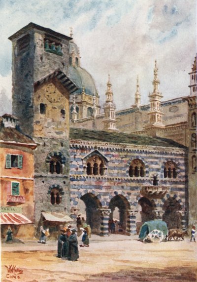Como. The Brotello and Cathedral by William Wiehe Collins