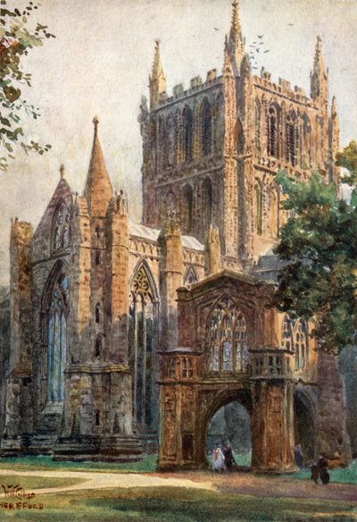 Hereford, the North Transept by William Wiehe Collins