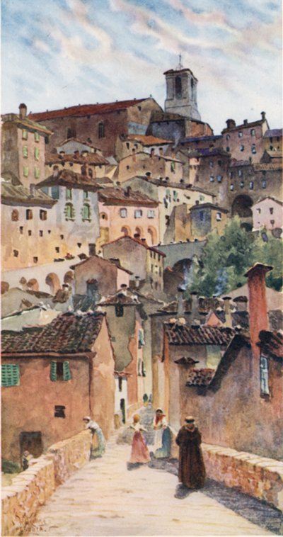 Perugia. The Cathedral and Old Town by William Wiehe Collins