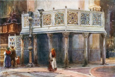 Salerno. A Pulpit in the Cathedral by William Wiehe Collins
