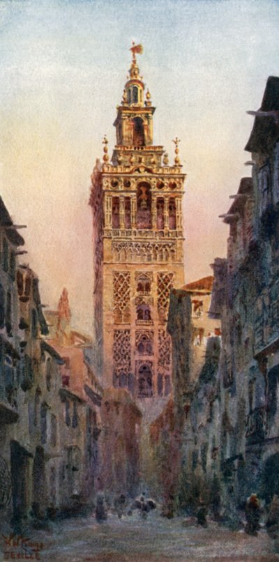 Seville, the Giralda Tower by William Wiehe Collins