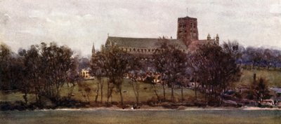 St. Albans from the Walls of Old Verulam by William Wiehe Collins