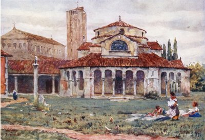 Torcello, Sta Fosca and Cathedral by William Wiehe Collins