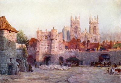 York, Bootham Bar by William Wiehe Collins