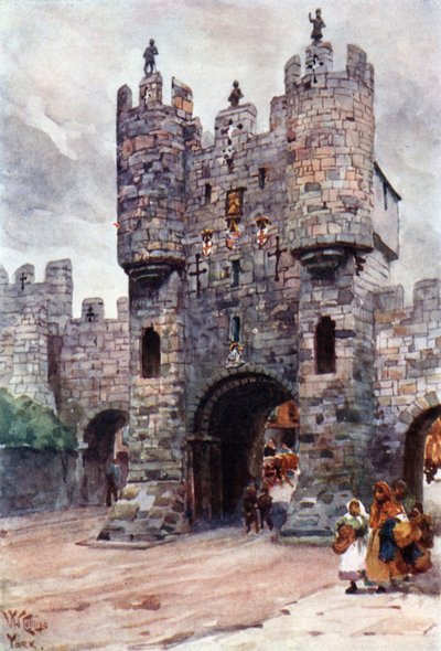 York, Micklegate Bar by William Wiehe Collins