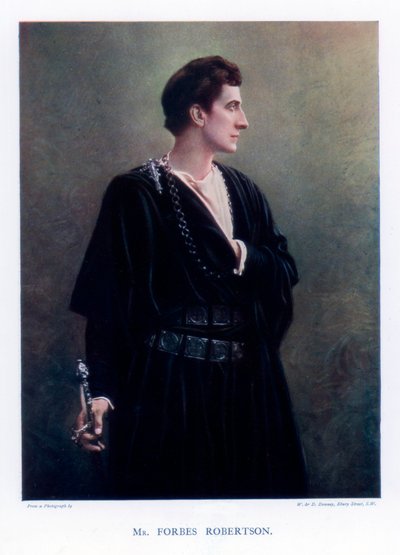 John Forbes-Robertson, British actor and theatre manager, 1901 by William and Daniel Downey