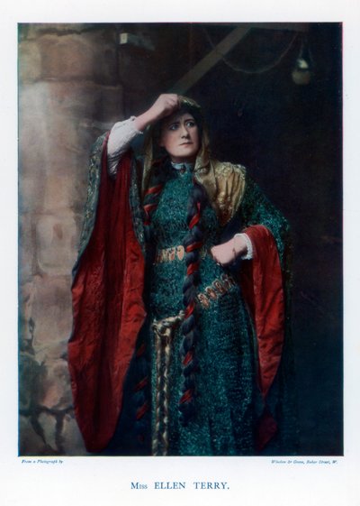 Dame Ellen Terry, English Stage Actress, 1901 by Window and Grove