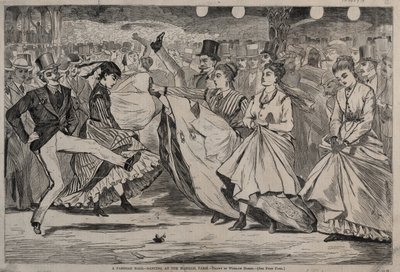 A Parisian Ball - Dancing at the Mabille, Paris by Winslow Homer