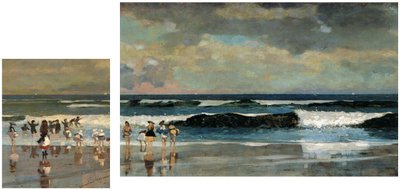 Beach Scene by Winslow Homer