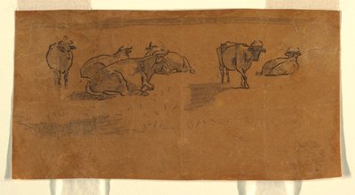 Cows in a Pasture, ca. 1872 by Winslow Homer