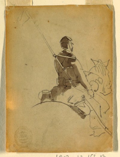 Lancer on Horseback, 1862 by Winslow Homer