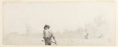 Man with a Scythe, ca. 1865 by Winslow Homer