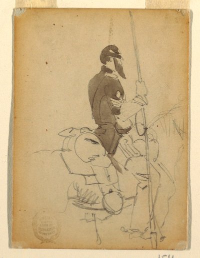 Mounted Cavalryman, 1862 by Winslow Homer