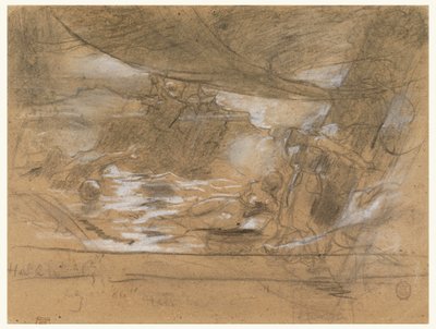 Ship Deck with Two Women, possibly July 15, 1886 by Winslow Homer