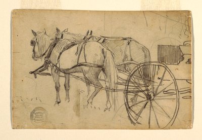 Study for "The Picnic Excursion", 1868 by Winslow Homer