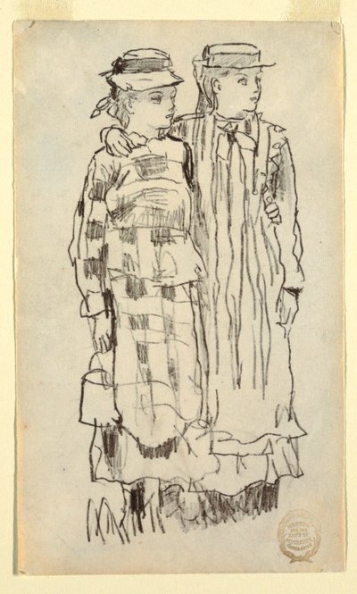 Two Girls, 1879 by Winslow Homer