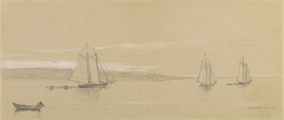 Fishing Fleet at Gloucester by Winslow Homer