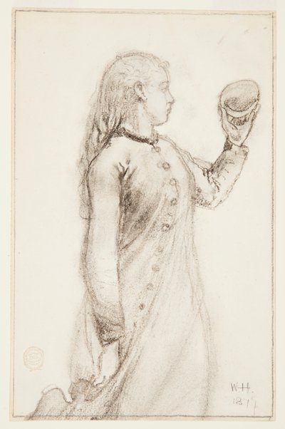 Girl Holding a Shell by Winslow Homer
