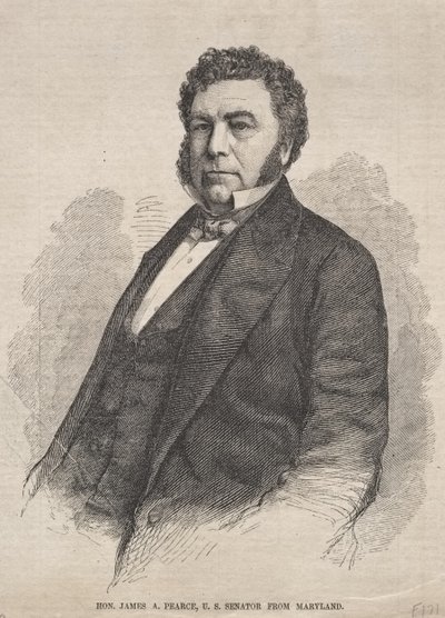 Hon. James A. Pearce, U. S. Senator from Maryland by Winslow Homer