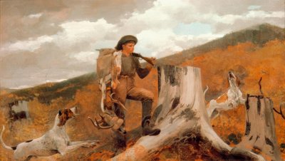 Huntsman and Dogs by Winslow Homer