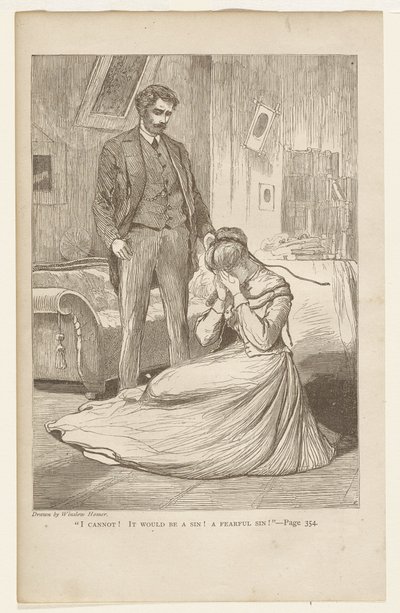 I Cannot! It Would Be a Sin! A Fearful Sin! by Winslow Homer
