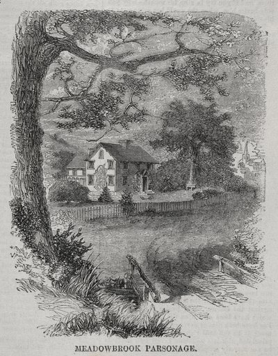Meadowbrook Parsonage by Winslow Homer
