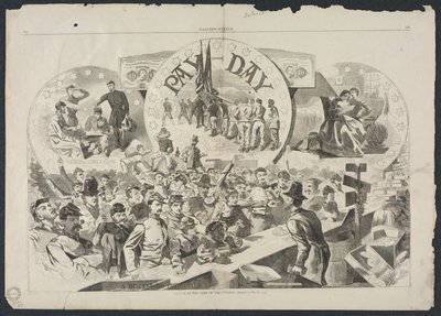 Pay Day in the Army of the Potomac by Winslow Homer