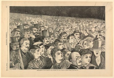 Fireworks on the Night of the Fourth of July, July 1868 by Winslow Homer