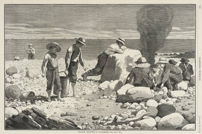 Seaside Sketches - A Clam-Bake by Winslow Homer