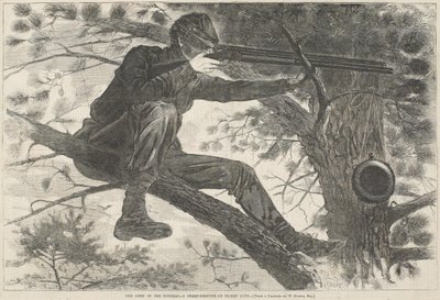 The Army of the Potomac--A Sharp-Shooter on Picket Duty by Winslow Homer