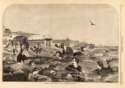 The Bath at Newport by Winslow Homer