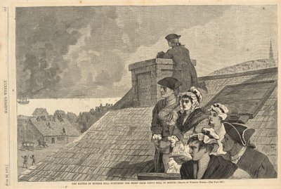 The Battle of Bunker Hill-- Watching the Flight from Copp