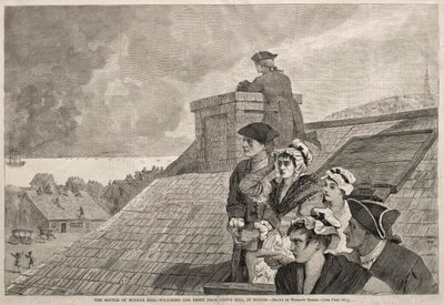 The Battle of Bunker Hill - Watching the Fight from Copps Hill, in Boston by Winslow Homer