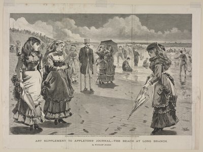 The Beach at Long Branch by Winslow Homer