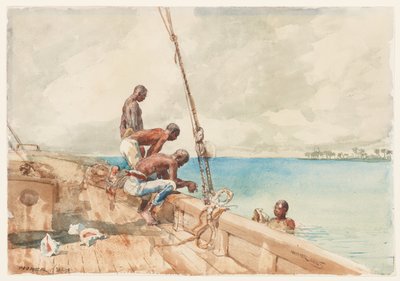 The Conch Divers by Winslow Homer