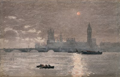 The Houses of Parliament by Winslow Homer