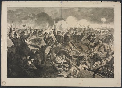 The War for the Union, 1862 - A Cavalry Charge by Winslow Homer