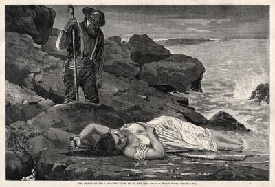 The Wreck of the "Atlantic" - Cast Up by the Sea by Winslow Homer