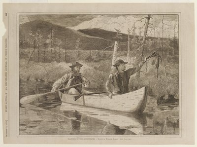 Trapping in the Adirondacks by Winslow Homer