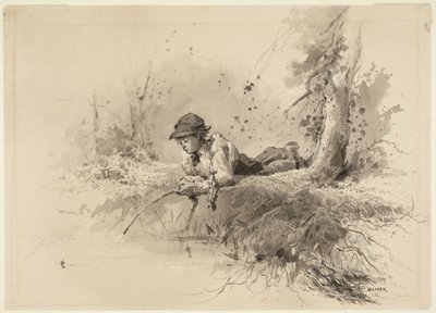 Waiting for a Bite by Winslow Homer