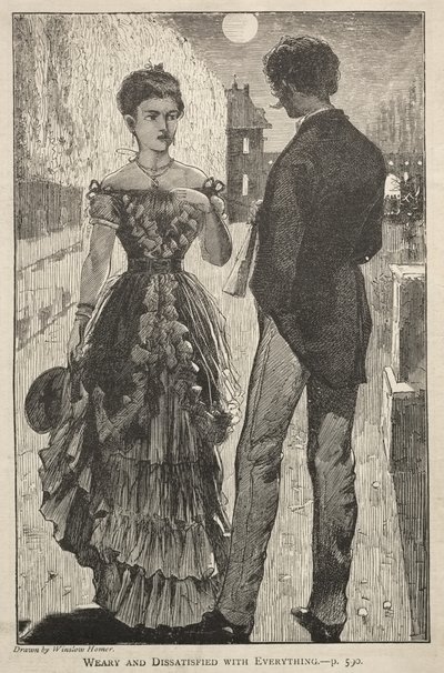 Weary and Dissatisfied with Everything by Winslow Homer
