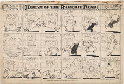 Dream of the Rarebit Fiend: Bucking Automobile by Winsor McCay