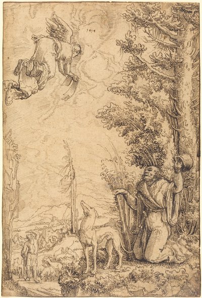 The Annunciation to Joachim by Wolf Huber
