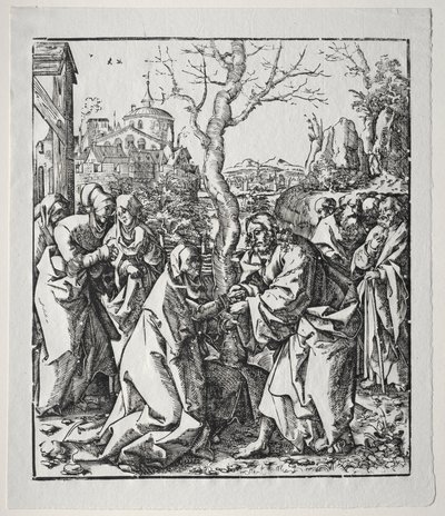 Christ Taking Leave of His Mother by Wolf Traut
