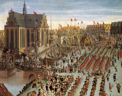 Frederik III proclaims Danish crown hereditary in front of States-General in Copenhagen in 1660 by Wolfgang Heimbach