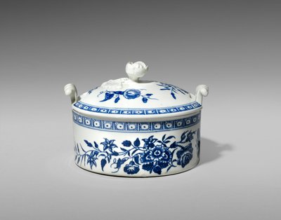 Butter Tub by Worcester Porcelain Manufactory