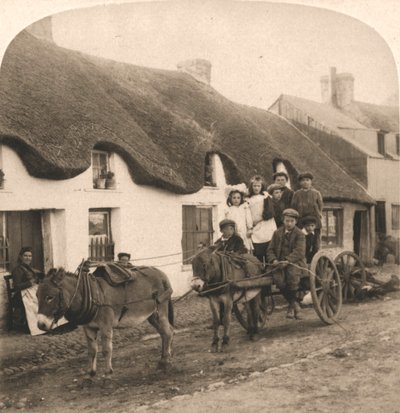 Picturesque Life and Customs of an Irish Village, Ireland by Works and Sun Sculpture Studios
