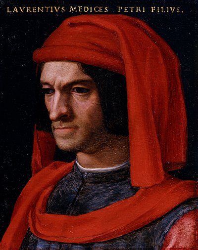 Portrait of Lorenzo the Magnificent by Workshop of Bronzino
